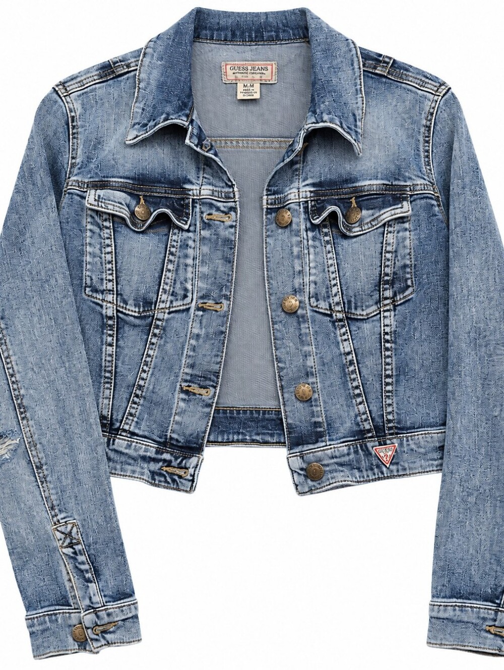 Vintage GUESS Light Blue Denim Jacket